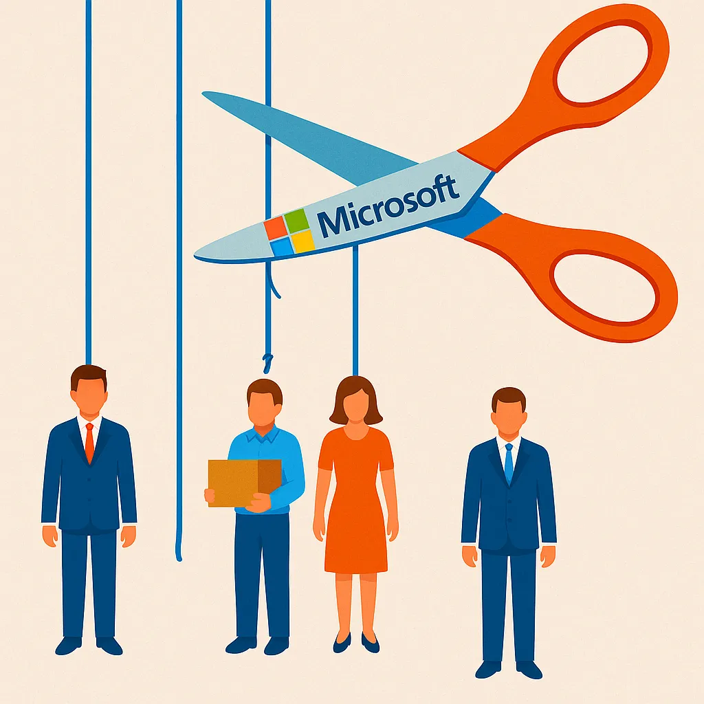 Microsoft licenzia 6.000 dipendenti: l'AI non solo genera codice, ma cambia radicalmente l'organizzazione del lavoro