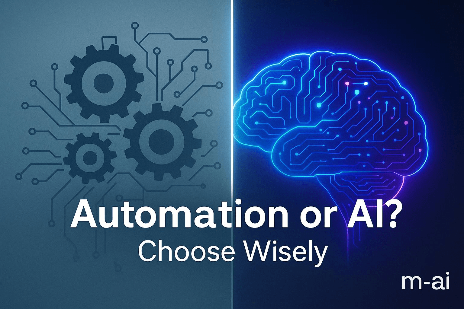 Automazione e Intelligenza Artificiale: scegliere con consapevolezza