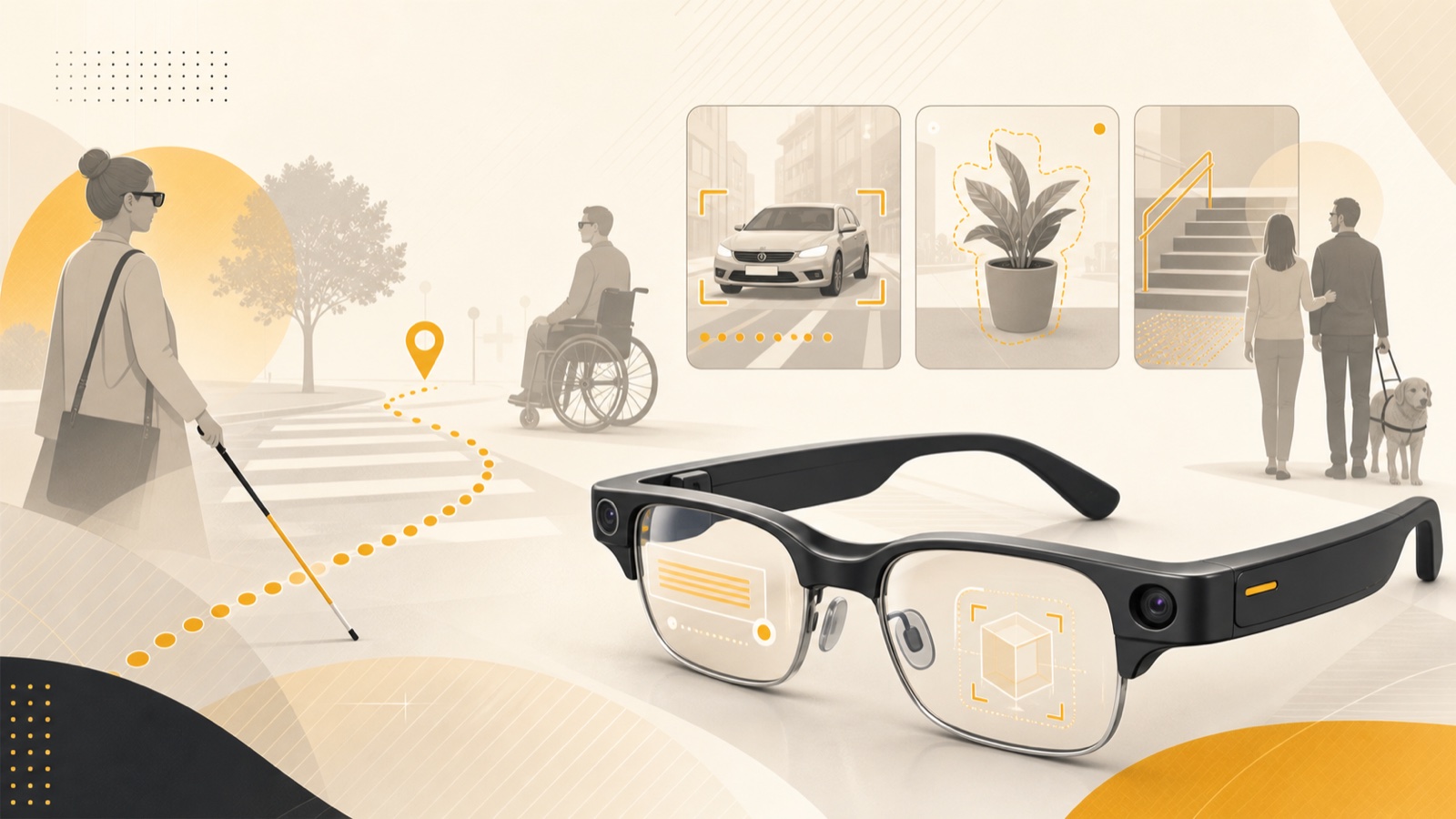 Occhiali alimentati dall'AI progettati per aiutare le persone con disabilità visive
