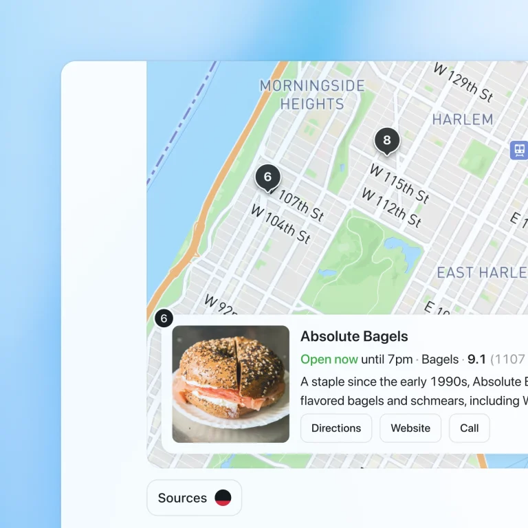 ChatGPT Search maps