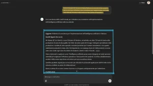 esempio mail scritta con intelligenza artificiale